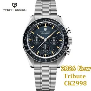 PAGANI DESIGN 2026 New V5 PD1701 Men's Watches Luxury Quartz Watch 100M Waterproof - Thumbnail Image 16