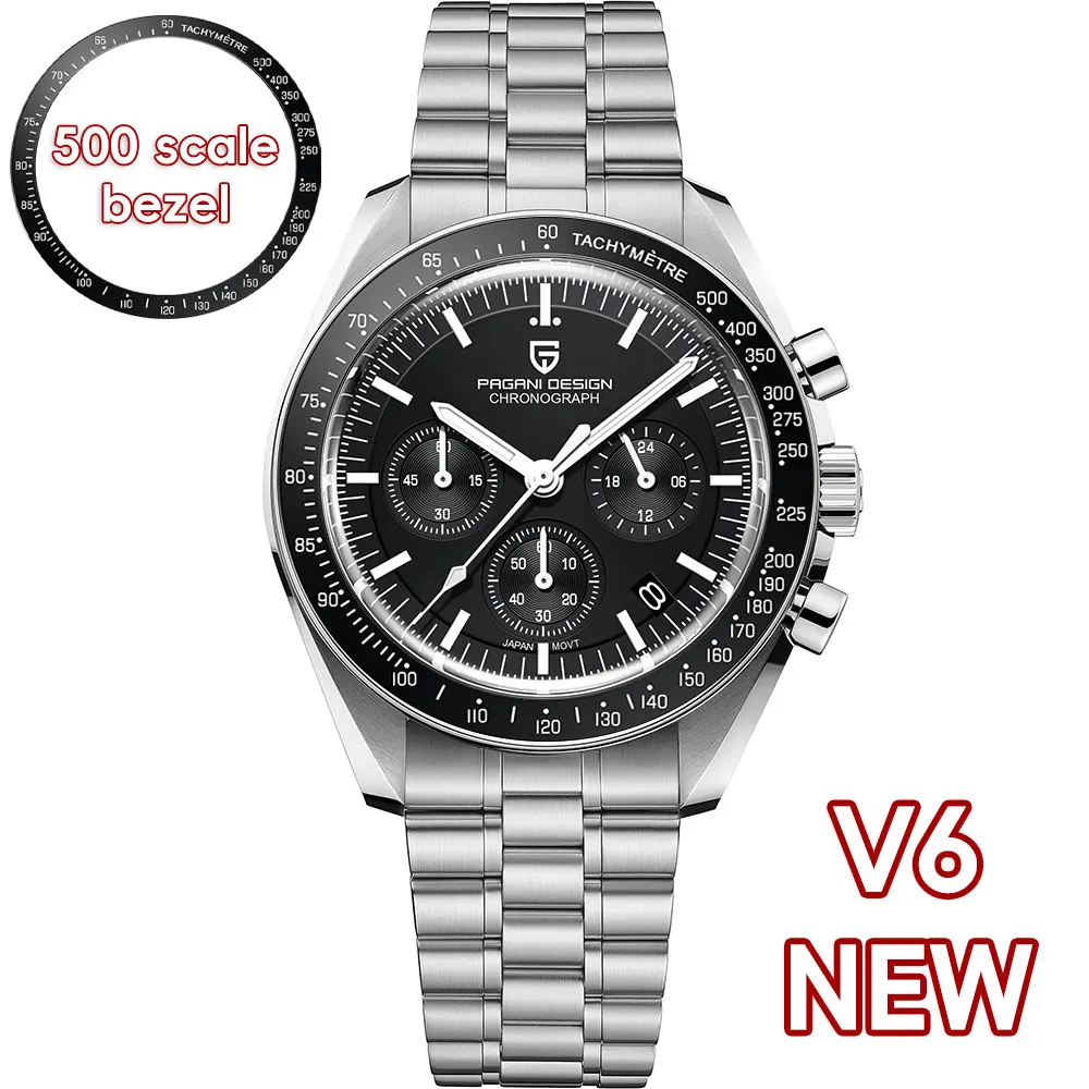 PAGANI DESIGN 2026 New V5 PD1701 Men's Watches Luxury Quartz Watch 100M Waterproof - Image 15