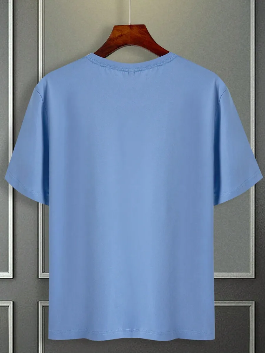 Men Plus Cross Print Tee, Cross T-Shirt, - Image 3