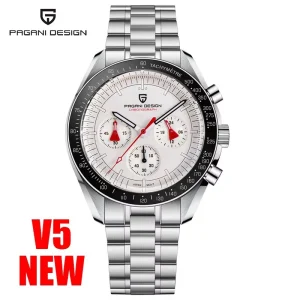 Mens Watches Quartz Automatic Watch Men Luxury Sports  Waterproof Sapphire - Thumbnail Image 13