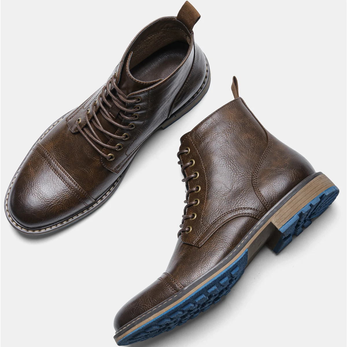 Size 8~13 Men Boots Fashion Brand Comfortable Ankle Boots For Men - Image 2
