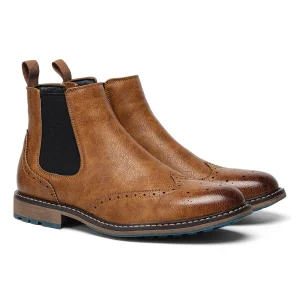 Size 8~13 Men Boots Fashion Brand Comfortable Ankle Boots For Men - Thumbnail Image 11
