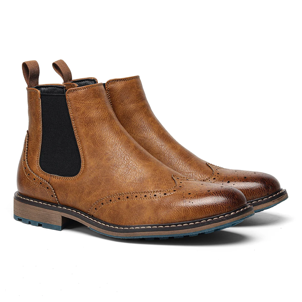 Size 8~13 Men Boots Fashion Brand Comfortable Ankle Boots For Men - Image 11
