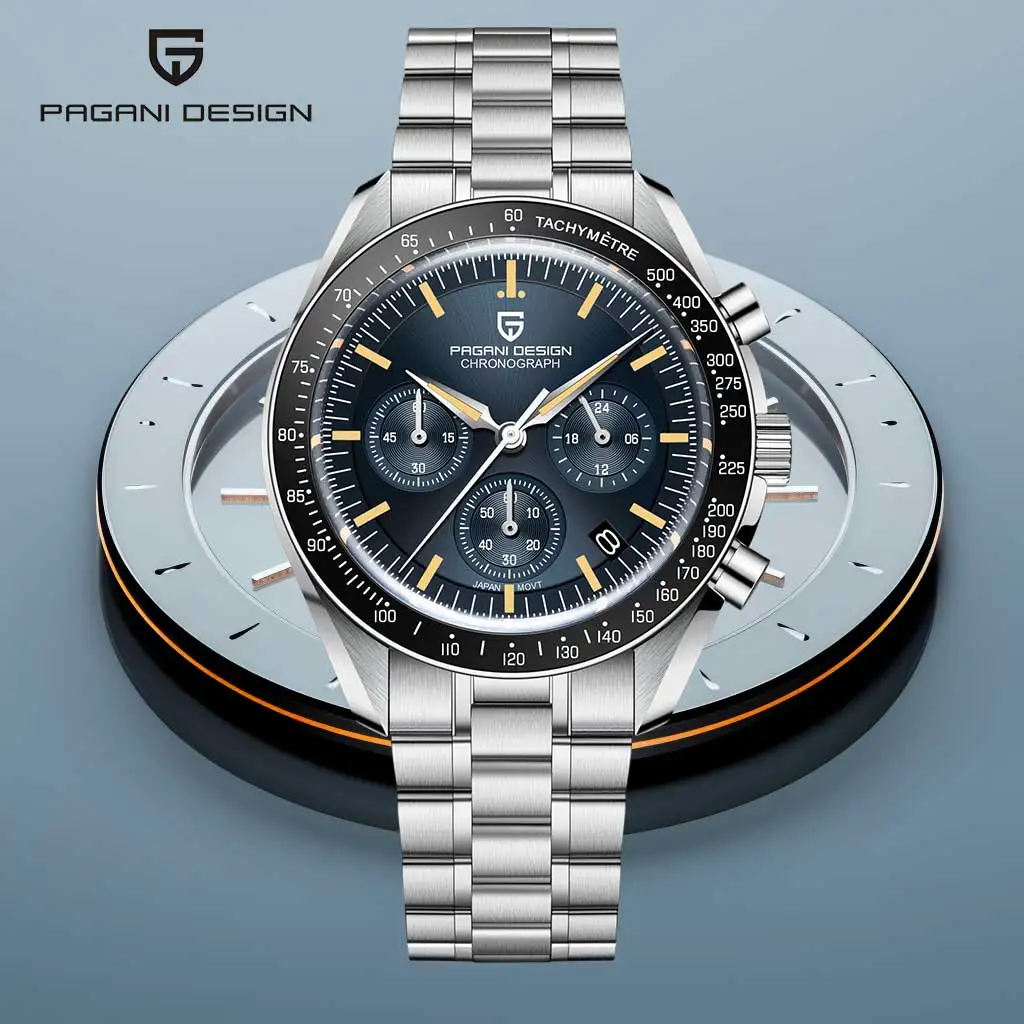 Men's Watches Luxury Chronograph Quartz Watch For Men  100M Waterproof Wristwatch 2026 - Image 1