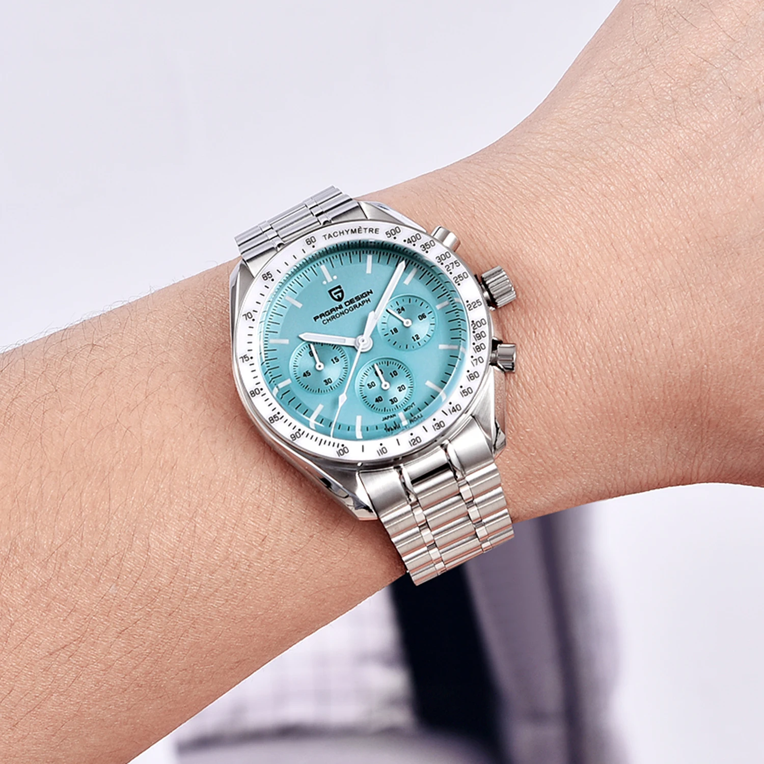 Mens Watches Quartz Automatic Watch Men Luxury Sports  Waterproof Sapphire - Image 2