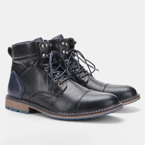Size 8~13 Men Boots Fashion Brand Comfortable Ankle Boots For Men - Thumbnail Image 12