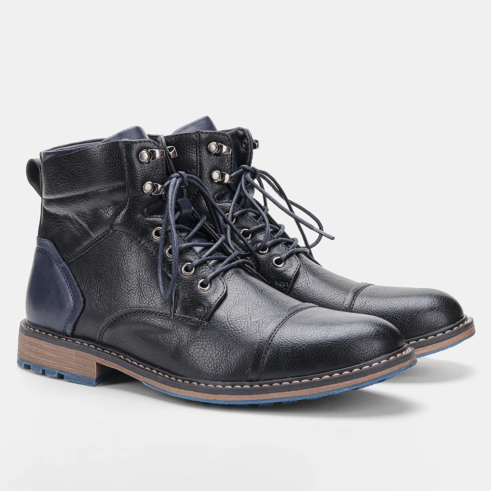 Size 8~13 Men Boots Fashion Brand Comfortable Ankle Boots For Men - Image 12