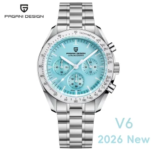 Men's Watches Luxury Chronograph Quartz Watch For Men  100M Waterproof Wristwatch 2026 - Thumbnail Image 11