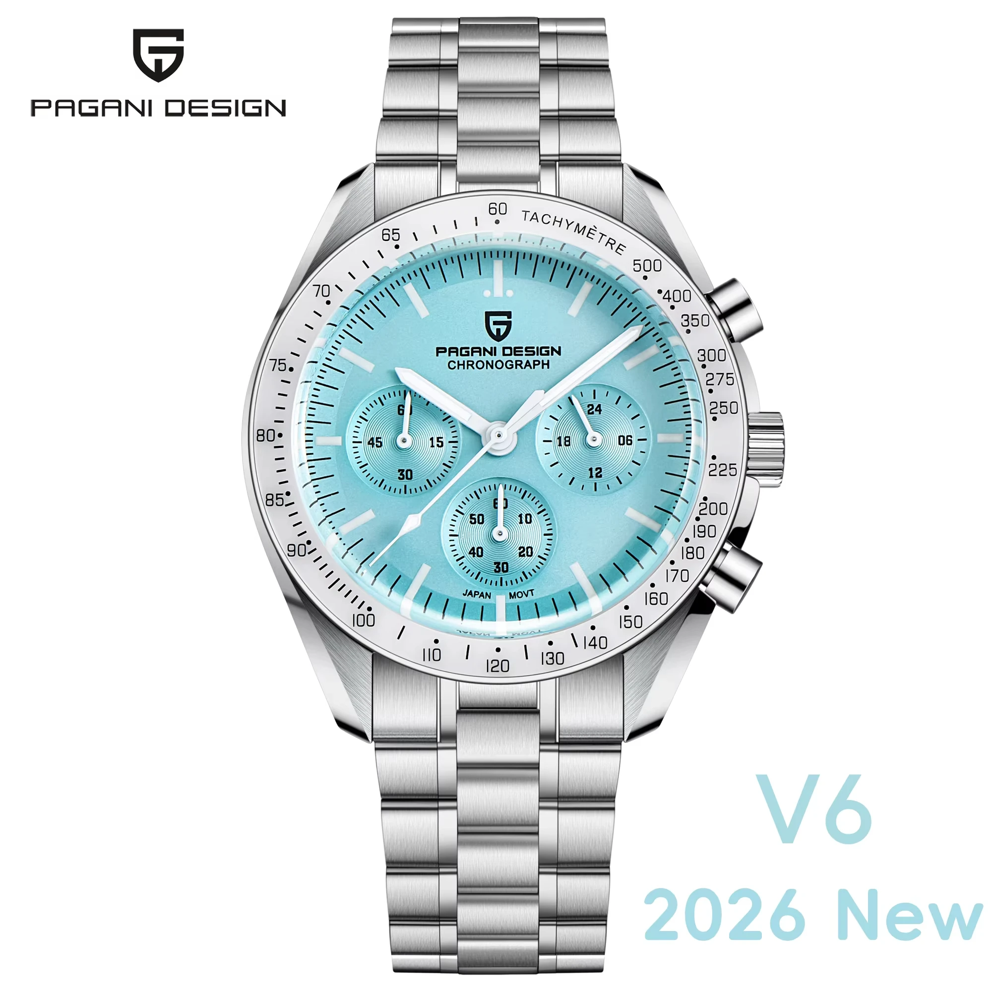 Men's Watches Luxury Chronograph Quartz Watch For Men  100M Waterproof Wristwatch 2026 - Image 11