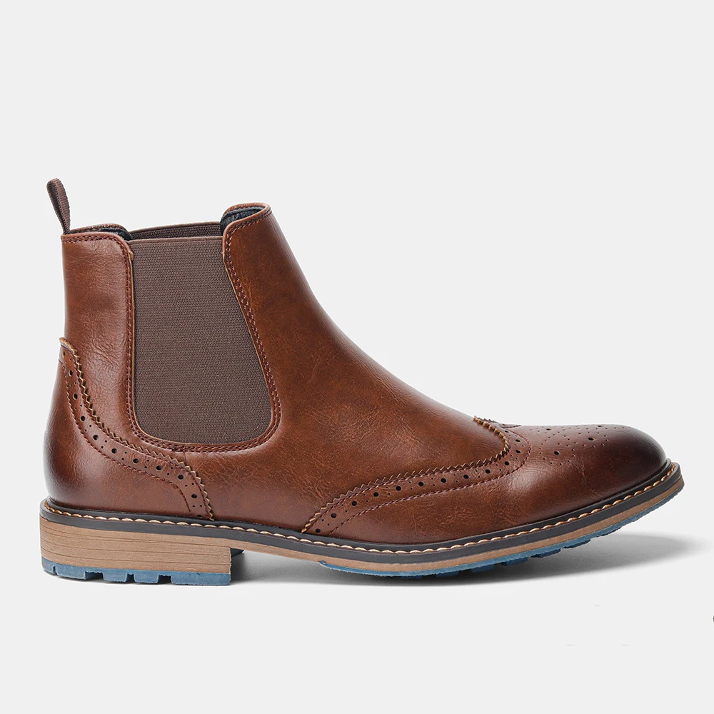 Ankle Boots Casual Brand Brogues Boots Comfortable High quality classic anti slip versatile plus size Leather Boots - Image 7