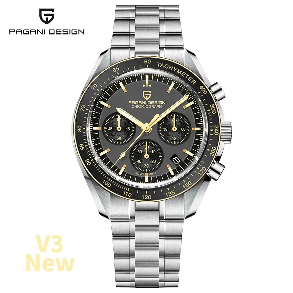 Men's Watches Luxury Chronograph Quartz Watch For Men  100M Waterproof Wristwatch 2026 - Image 14