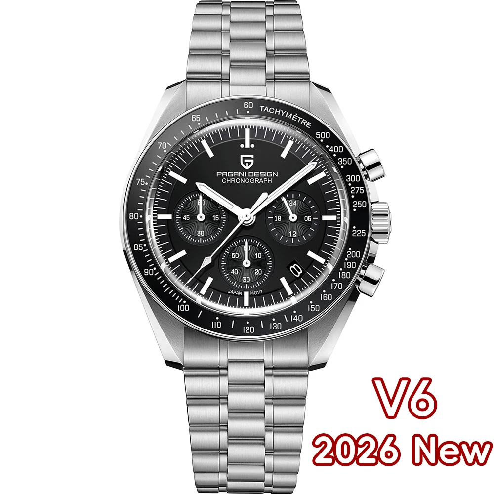 PAGANI DESIGN 2026 New V5 PD1701 Men's Watches Luxury Quartz Watch 100M Waterproof - Image 21