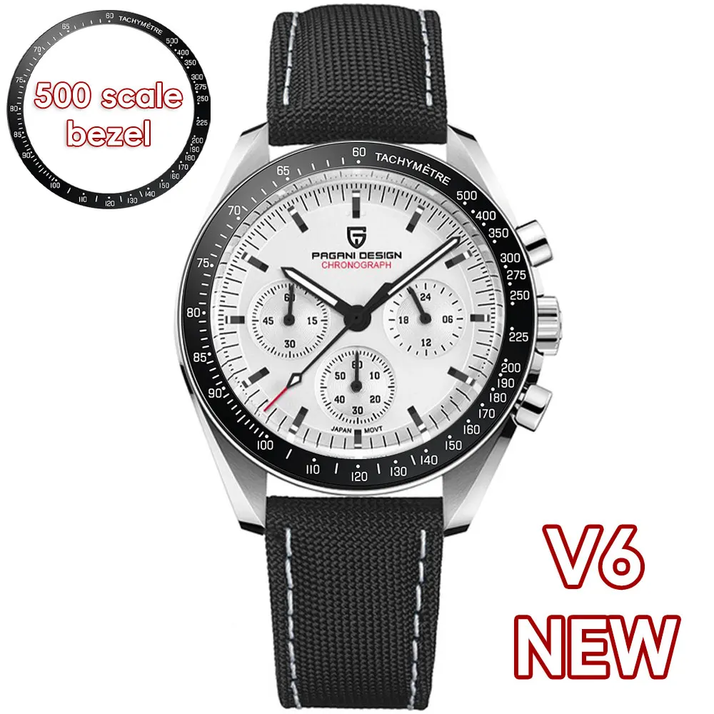 PAGANI DESIGN 2026 New V5 PD1701 Men's Watches Luxury Quartz Watch 100M Waterproof - Image 12