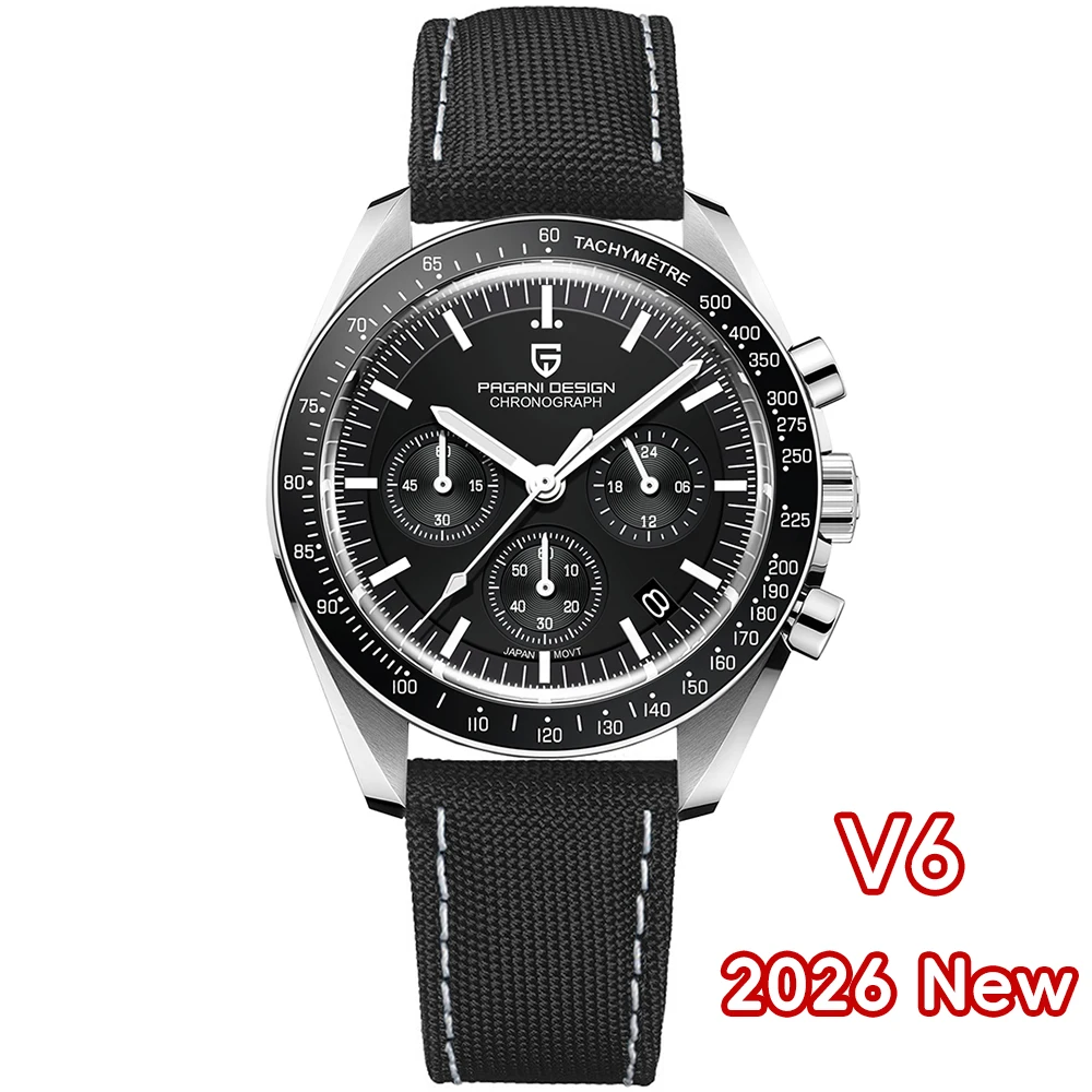 PAGANI DESIGN 2026 New V5 PD1701 Men's Watches Luxury Quartz Watch 100M Waterproof - Image 24