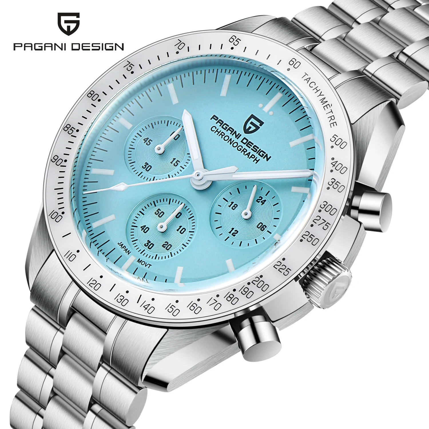 Mens Watches Quartz Automatic Watch Men Luxury Sports  Waterproof Sapphire - Image 1
