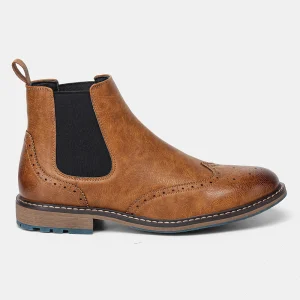 Ankle Boots Casual Brand Brogues Boots Comfortable High quality classic anti slip versatile plus size Leather Boots - Thumbnail Image 6