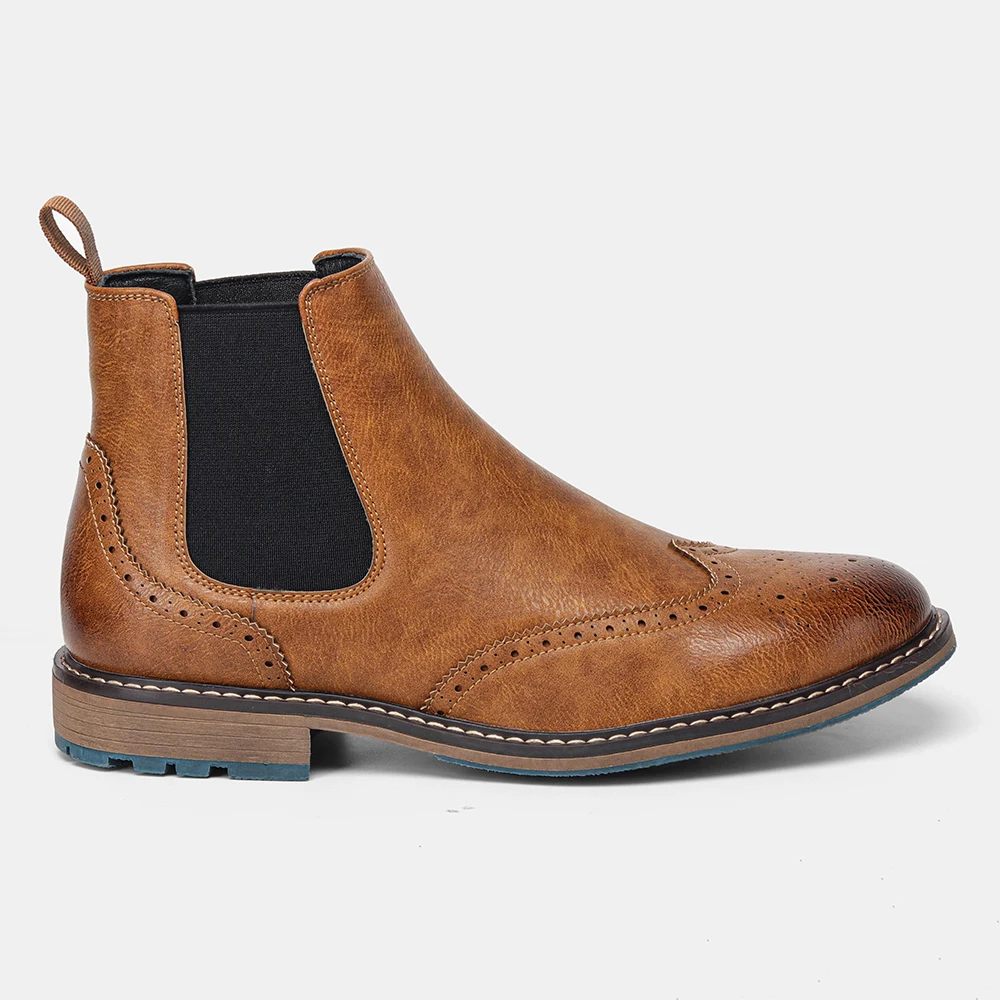Ankle Boots Casual Brand Brogues Boots Comfortable High quality classic anti slip versatile plus size Leather Boots - Image 6