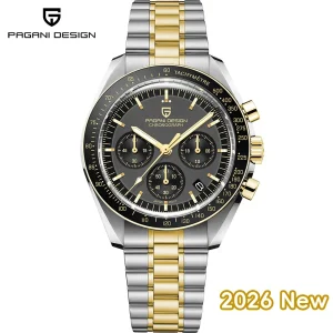 Men's Watches Luxury Chronograph Quartz Watch For Men  100M Waterproof Wristwatch 2026 - Thumbnail Image 16