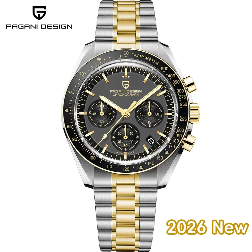 Men's Watches Luxury Chronograph Quartz Watch For Men  100M Waterproof Wristwatch 2026 - Image 16