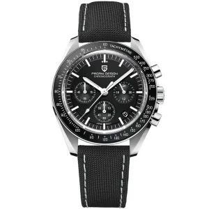 New Light Tan Retro Quartz Watch For Men Sports Chronograph - Thumbnail Image 18