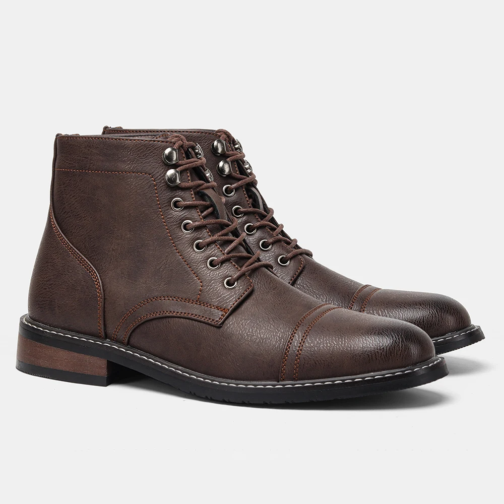 Size 8~13 Men Boots Fashion Brand Comfortable Ankle Boots For Men - Image 10