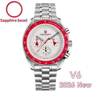 PAGANI DESIGN 2026 New V5 PD1701 Men's Watches Luxury Quartz Watch 100M Waterproof - Thumbnail Image 19