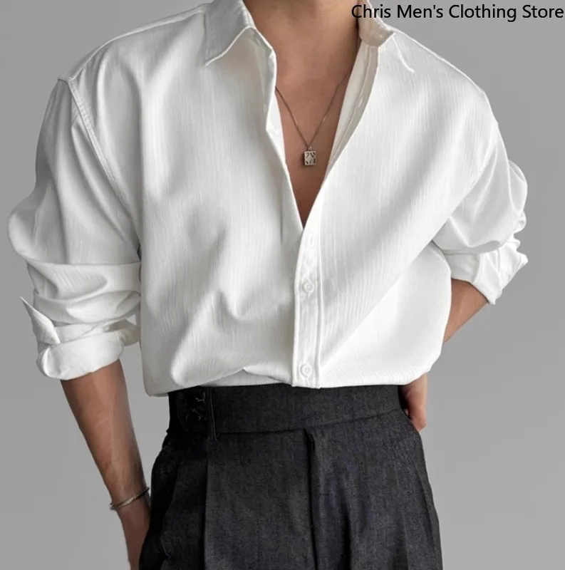 Casual Shirt for Stylish Men, Men's Wear Made of Textured Fabric High-end Quality - Image 6