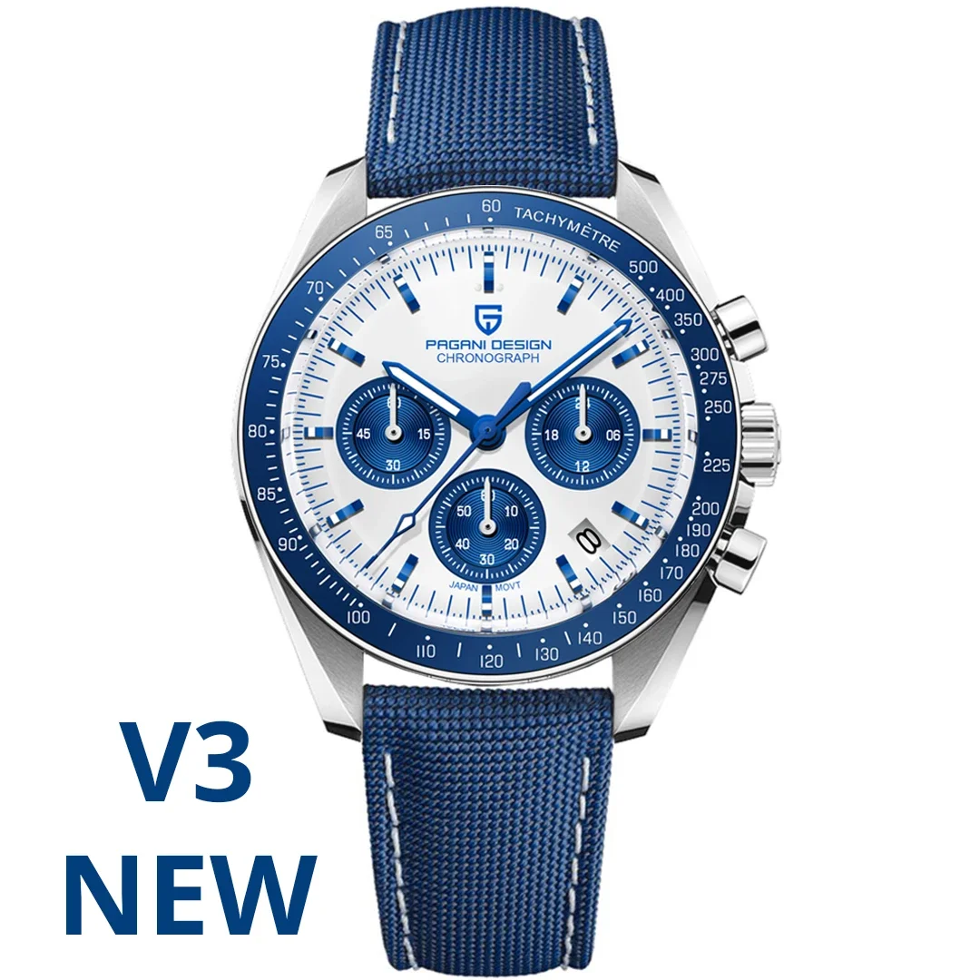 PAGANI DESIGN 2026 New V5 PD1701 Men's Watches Luxury Quartz Watch 100M Waterproof - Image 14