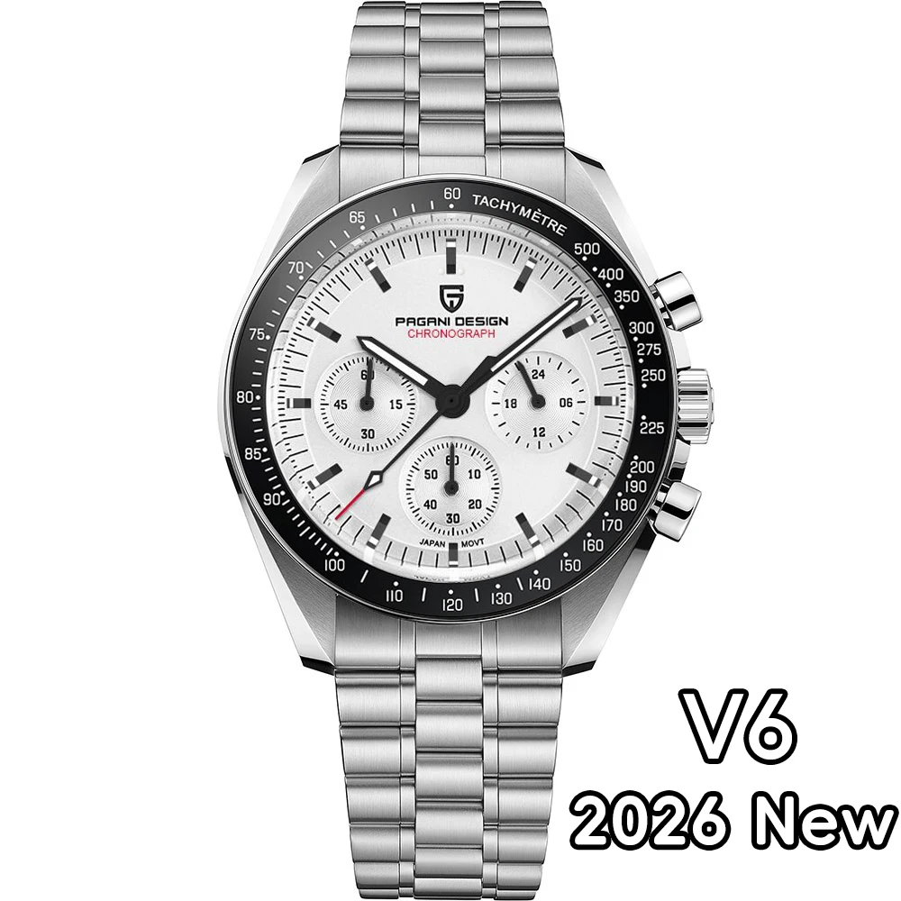 PAGANI DESIGN 2026 New V5 PD1701 Men's Watches Luxury Quartz Watch 100M Waterproof - Image 17