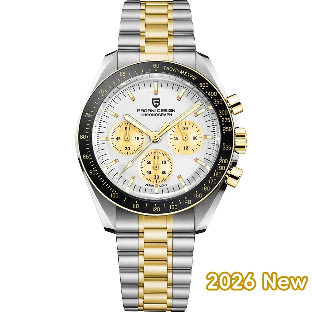 Men's Watches Luxury Chronograph Quartz Watch For Men  100M Waterproof Wristwatch 2026 - Image 13