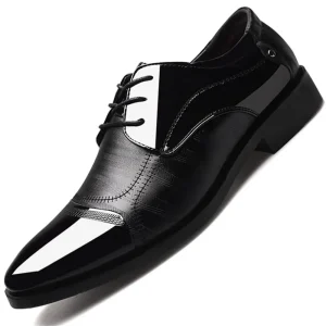 Men's Dress Shoes Business Oxfords Patent Leather Dress Shoes